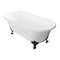 Aqua Eden Clawfoot Bathtubs, 60 L, 30.5 W, White/Oil Rubbed Bronze, Cast Iron VCT7D603017NB5 - alternate 1